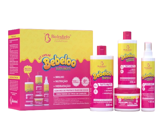 Kit Capilar Bebeloo Tutti Frutti ( 4 Itens)