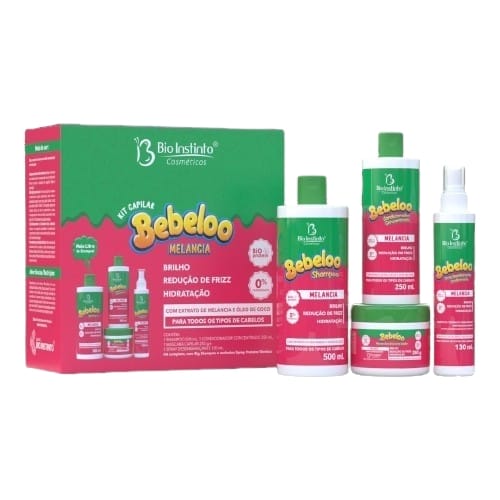 Combo 6 Kits Capilar Bebeloo Melancia ( 4 Itens)