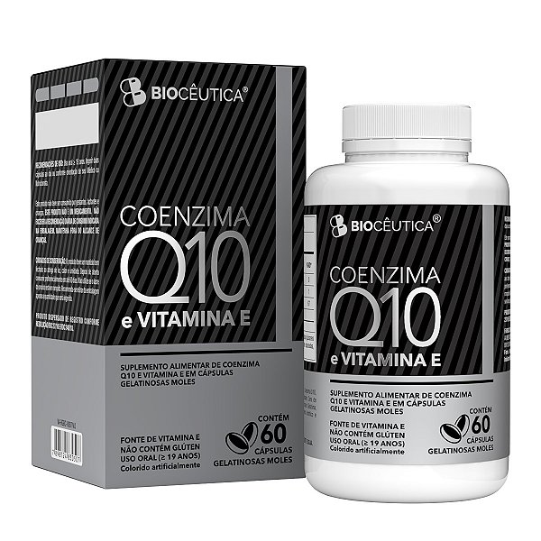 Suplemento Alimentar de Coenzima Q10 e Vitamina E