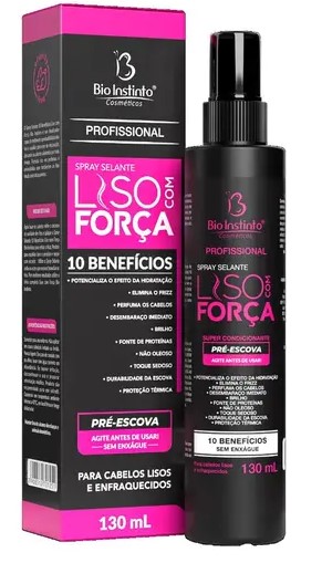 Spray Selante Liso com Força 10 Benefícios 130mL - 72 Unidades