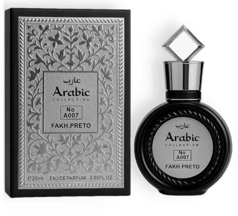 Perfume Árabe Fakhar Preto Arabic Collection A007 - 25ml