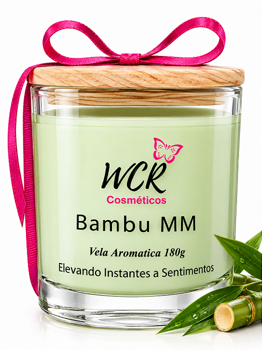 Vela Aromática Bambu MM - 180g