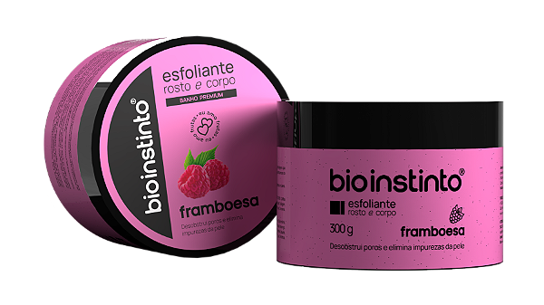 Esfoliante Rosto e Corpo Framboesa 300g