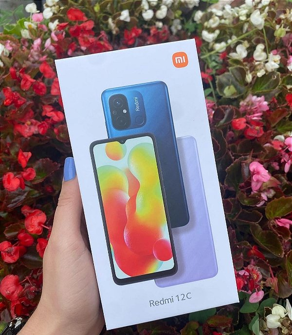 Redmi 12C 128GB/ 4GB Ram/ Octa Core/ 4G/ Dual Sim/ Tela 6.71''/ Câmera 50MP/ Versão (Global)