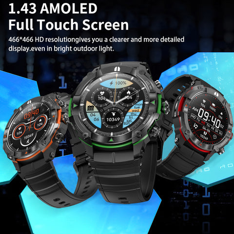 Relógio Smartwatch Masx Moss II - Tela Amoled - Bluethoot 5.2