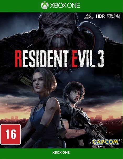 Resident Evil 3 Xbox One - Código De 25 Dígitos