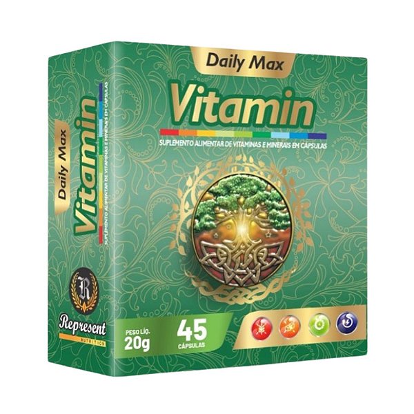 Daily Max Multivitamin 45 cáps - Represent Nutrition - Represent Nutrition