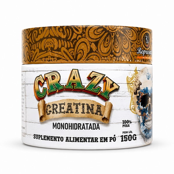 Crazy - Creatina Monohidratada 100% Pura - 150g