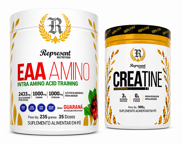 COMBO - EAA Guaraná 235g + Creatina Monohidratada 100% 300g