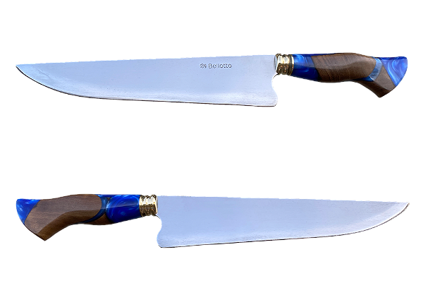 Faca Churrasco 9" - Aço Inox -  Azurra