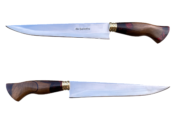Faca Picanheira 9" - Aço Inox -  Rossa