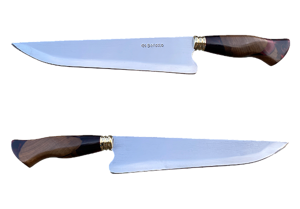 Faca Churrasco 10" - Aço Inox -  Rossa