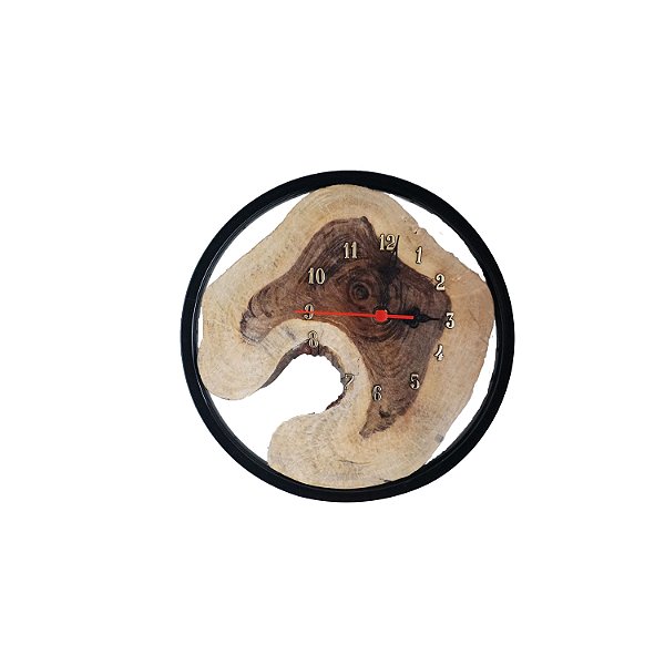 Relógio de Parede de Madeira Ecológica Rustico 0039
