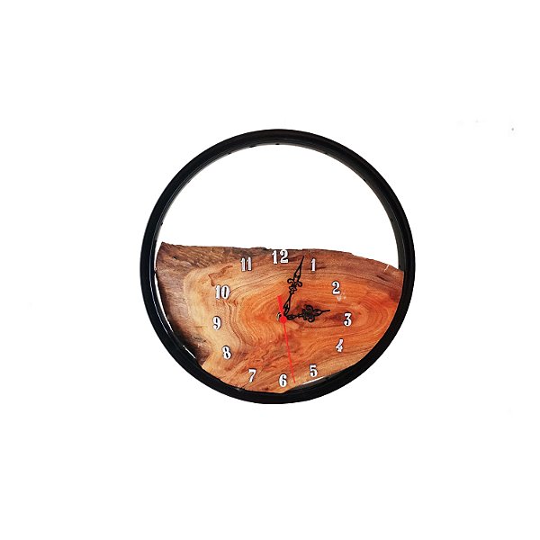 Relógio de Parede de Madeira Ecológica Rustico 0050