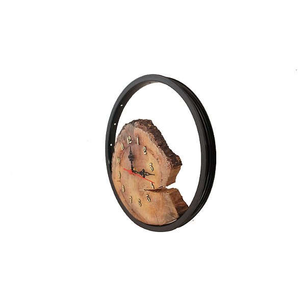 Relógio de Parede de Madeira Ecológica Rustico 0007