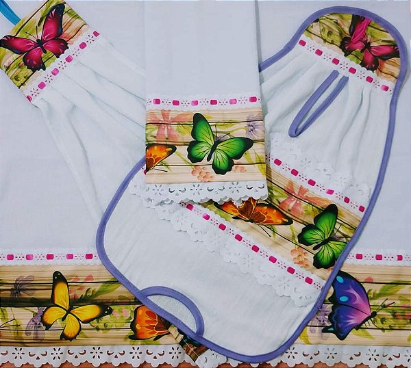 Kit Puxa Saco (Borboleta)