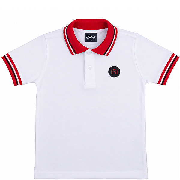 10 RED HOUSE FUNDAMENTAL CAMISETA POLO MANGA CURTA