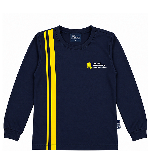 17 RENASCENÇA CAMISETA MANGA LONGA MARINHO