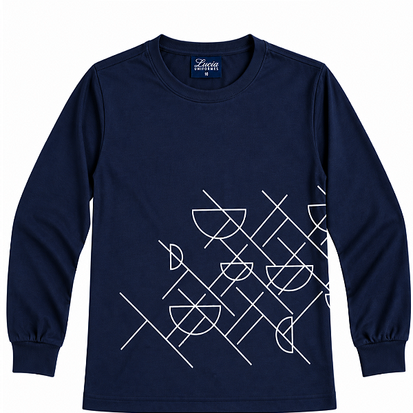 31 ALEF PERETZ CAMISETA MANGA LONGA MARINHO
