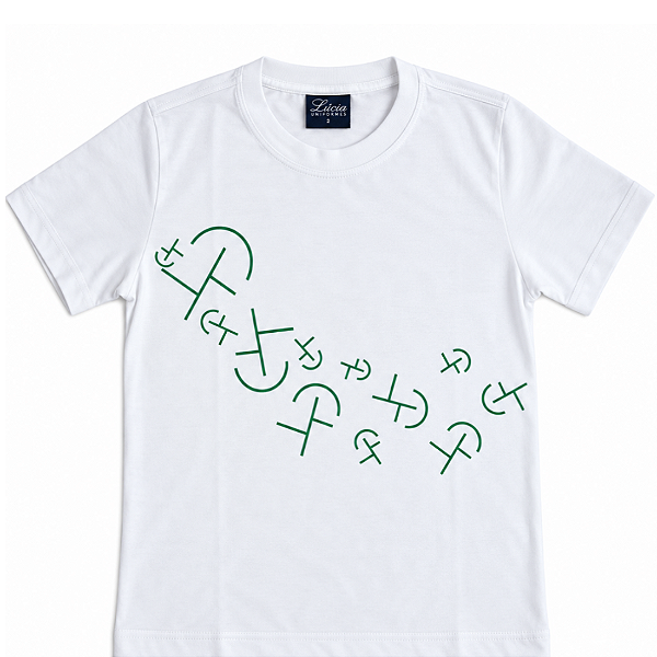 13 ALEF PERETZ CAMISETA BRANCA LOGO VERDE