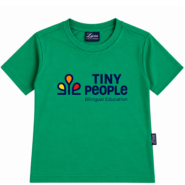 19 TINY PEOPLE CAMISETA MANGA CURTA VERDE