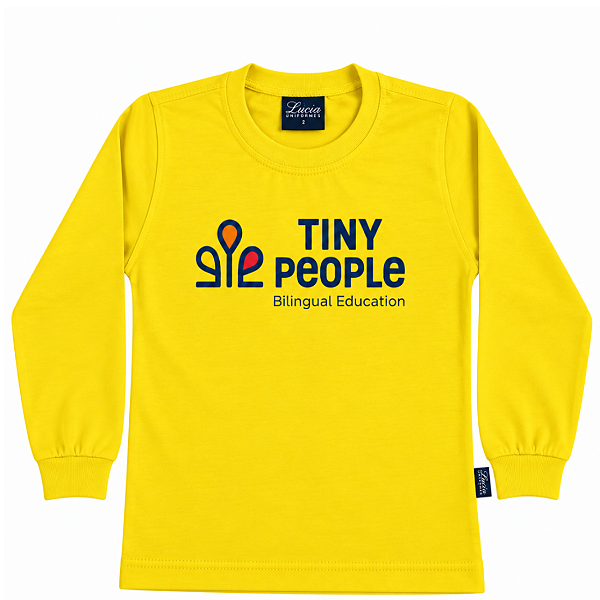 12 TINY PEOPLE CAMISETA MANGA LONGA AMARELA