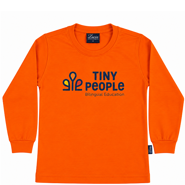 15 TINY PEOPLE CAMISETA MANGA LONGA LARANJA