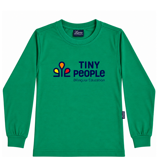 21 TINY PEOPLE CAMISETA MANGA LONGA VERDE