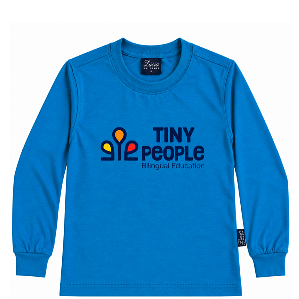 24 TINY PEOPLE CAMISETA MANGA LONGA AZUL
