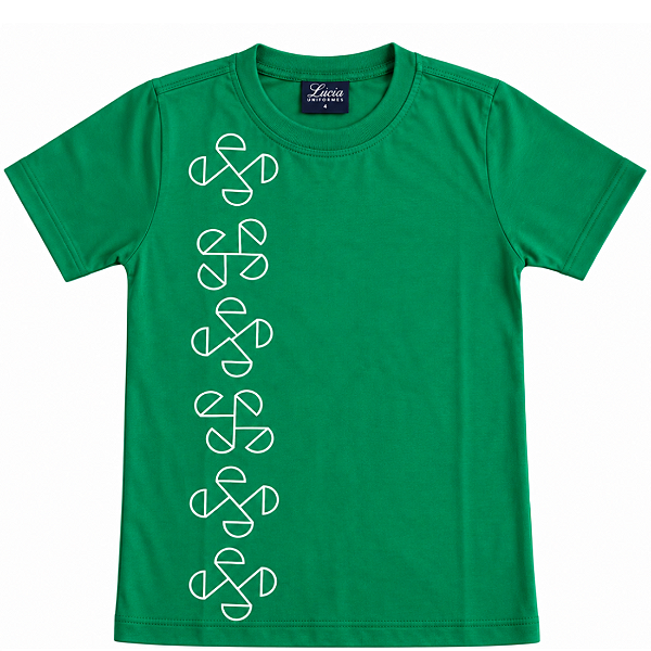 15 ALEF PERETZ CAMISETA VERDE LOGO BRANCO