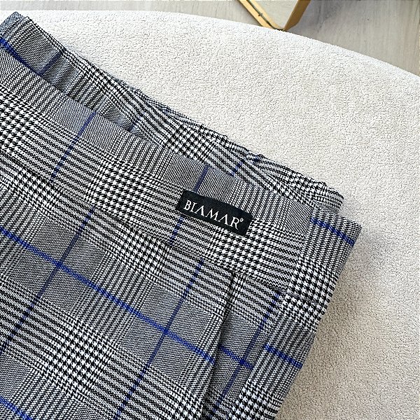Calça alfaiataria xadrez Biamar