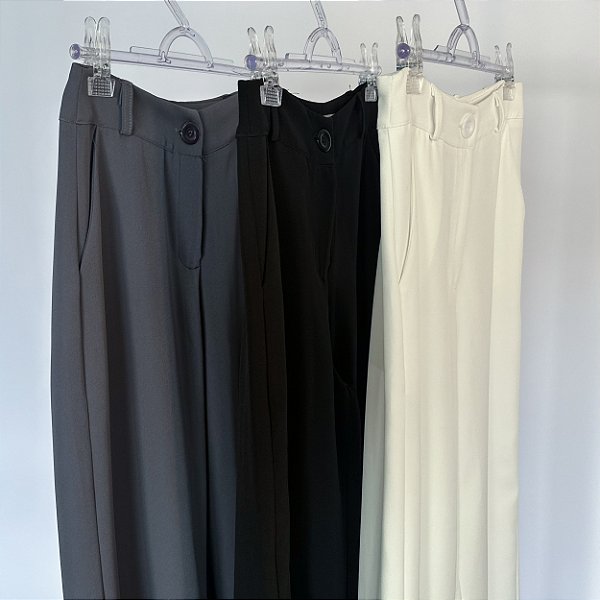 Calça pantalona alfaiataria Helena