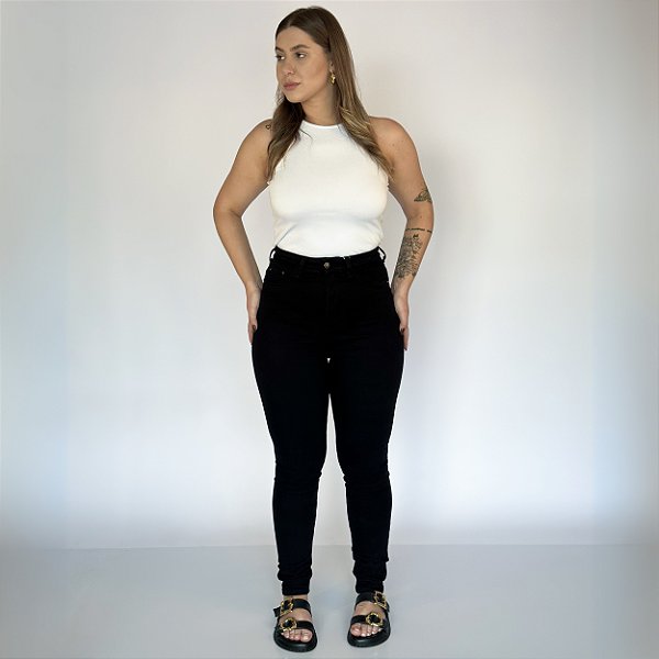 Calça hot pants skinny Denim Zero DZ20809-P