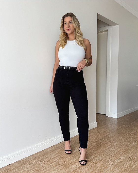 Calça hot pants skinny Denim Zero DZ20809-P