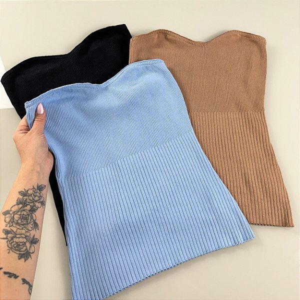 Blusa sem alça Brenda
