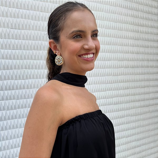 Vestido longo amplo Mavie