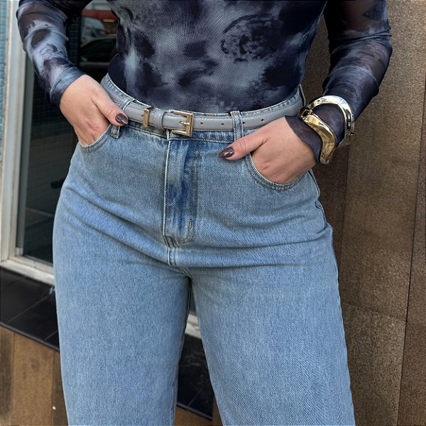 Calça jeans reta Carola