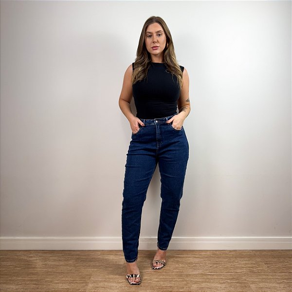 Calça mom jeans Denim Zero DZ20377
