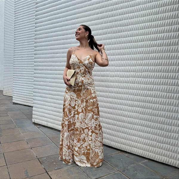 Vestido longo Flora