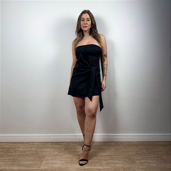 Vestido amarração frontal Desirée