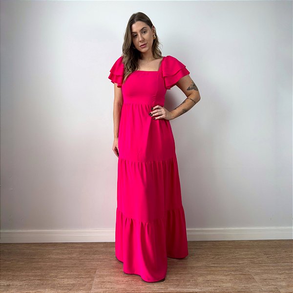 Vestido longo Sabrina