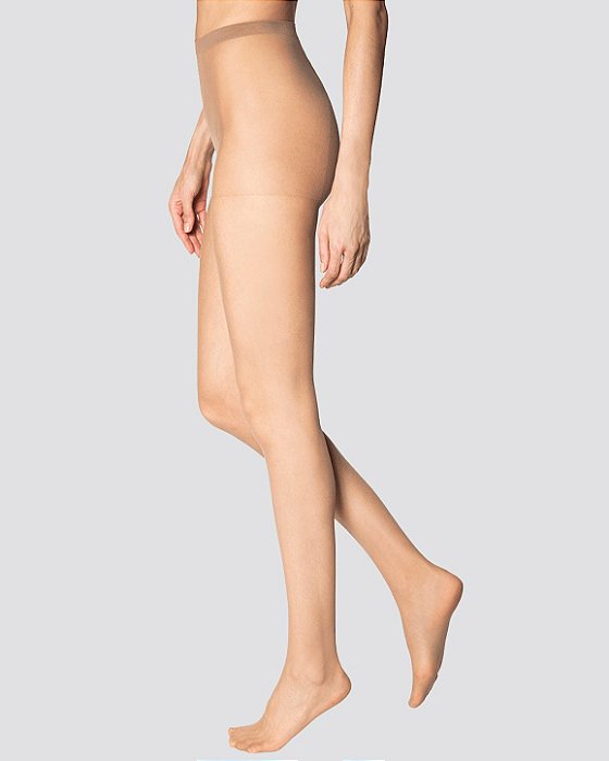 Meia Calça Lupo Fio 15 Natural Peach