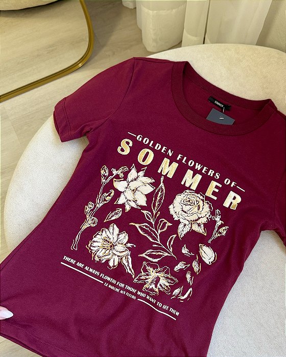 T-shirt Tradicional Estampa Sommer