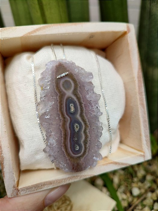 Colar Médio Estalactite de Ametista