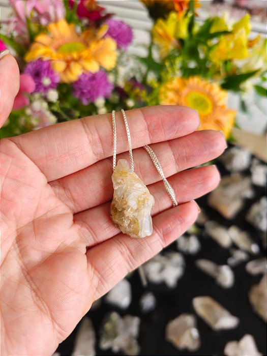 Colar Médio Pedra da Lua