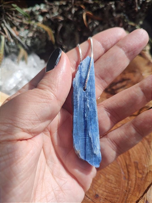 Colar Cianita Azul