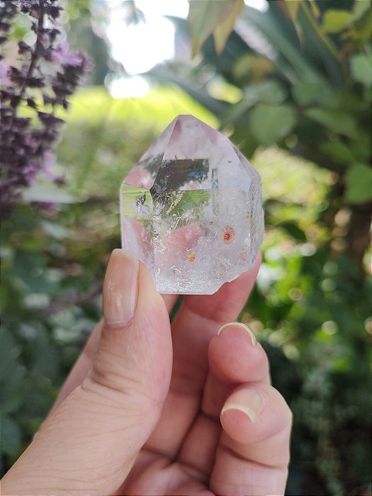 Cristal com Hematita