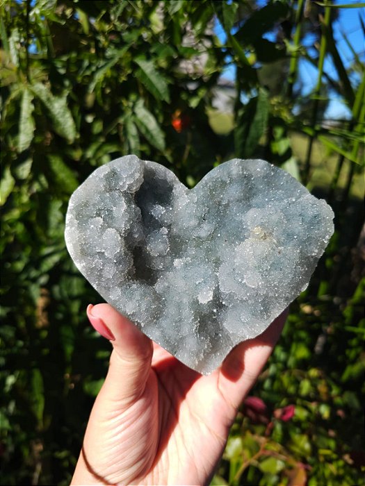 Coração de Flor de Cristal