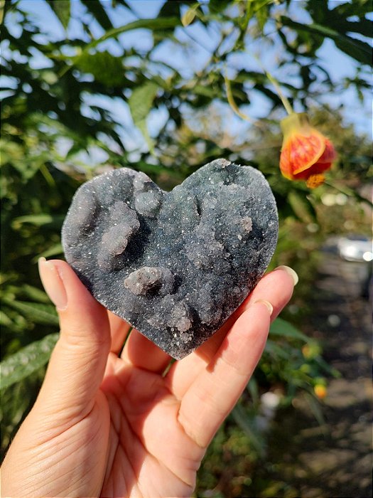 Coração de Flor de Cristal
