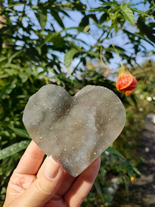 Coração de Flor de Cristal